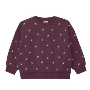 S.Oliver Oversize-Sweatshirt mit floraler Stickerei -...