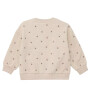 S.Oliver Oversize-Sweatshirt mit floraler Stickerei - inside brushed - light beige melange