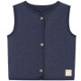 S.Oliver Baby Weste aus Teddy-Plüsch mit V-Ausschnitt - dark blue