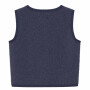 S.Oliver Baby Weste aus Teddy-Plüsch mit V-Ausschnitt - dark blue