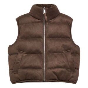 S.Oliver Boxy Wendeweste in Velours- und Teddy-Mix -...