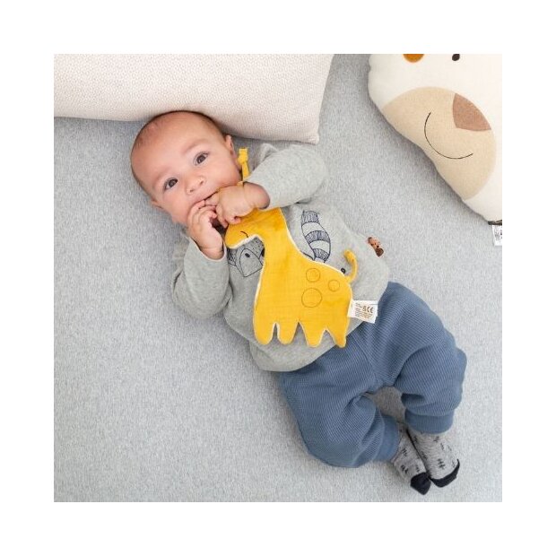 Sigikid Baby Musselin Knister Schnuffeltuch Giraffe