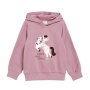 S.Oliver Kuscheliger Hoodie mit Wendepailletten - rosa