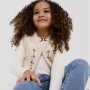 S.Oliver Langarmshirt mit Applikation im Slim Fit - off-white
