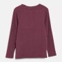 S.Oliver Langarmshirt mit Applikation im Slim Fit - burgundy