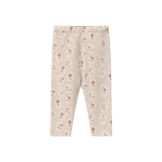 S.Oliver Baby Leggings mit All-over-Print - helles beige