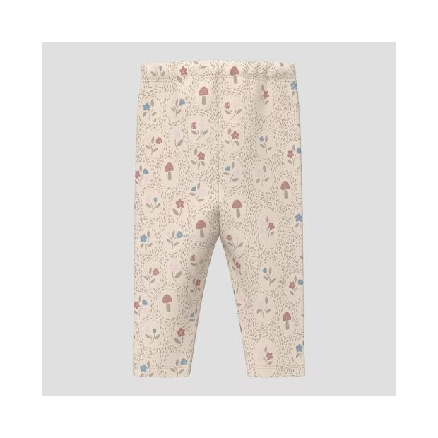 S.Oliver Baby Leggings mit All-over-Print - helles beige
