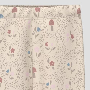 S.Oliver Baby Leggings mit All-over-Print - helles beige