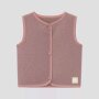 S.Oliver Baby Weste aus Teddy-Plüsch mit V-Ausschnitt - Pale Rose