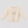 S.Oliver Baby Unisex T-Shirt mit Print Fuchs & Igel - helles beige