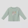 S.Oliver Baby Unisex T-Shirt mit Print Fuchs & Igel - mint