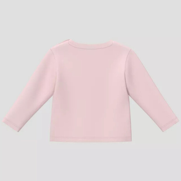 S.Oliver Baby Unisex T-Shirt mit Print Fuchs & Igel - light rose