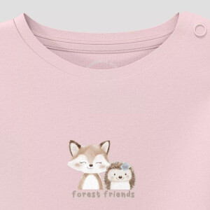 S.Oliver Baby Unisex T-Shirt mit Print Fuchs & Igel -...