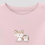 S.Oliver Baby Unisex T-Shirt mit Print Fuchs & Igel - light rose