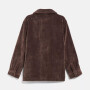 S.Oliver Overshirt aus Cord mit Brusttasche - Dunkelbraun
