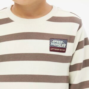 S.Oliver Gestreiftes Sweatshirt mit Rippbündchen und...