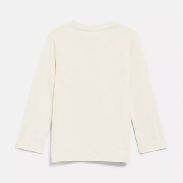 S.Oliver Langarmshirt mit Print - Creme Dino