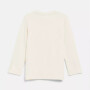 S.Oliver Langarmshirt mit Print - Creme Dino