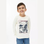 S.Oliver Langarmshirt mit Print - Creme Dino