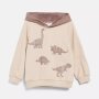 S.Oliver Hoodie mit Dinos - Beige