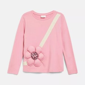 S.Oliver Longsleeve mit applizierter Tasche - rosa
