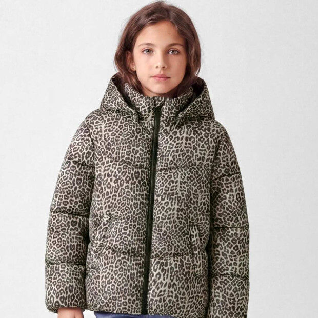 name it Winterjacke Leopardenmuster - Birch