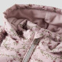 name it - Baby Steppjacke Winterjacke Blumenmuster - Violet Ice