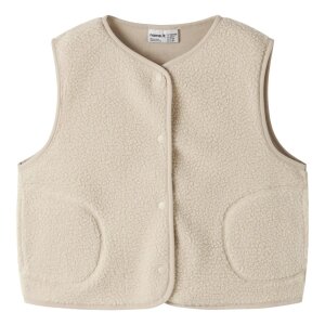 name it Teddy Weste - Oatmeal beige
