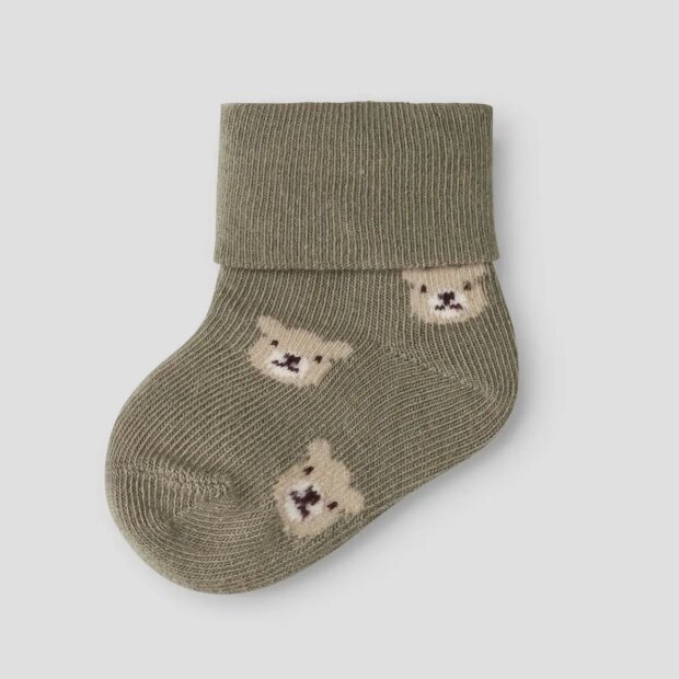name it - Baby Socken Bär Mermaid grün