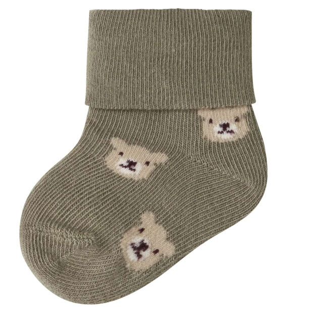 name it - Baby Socken Bär Mermaid grün