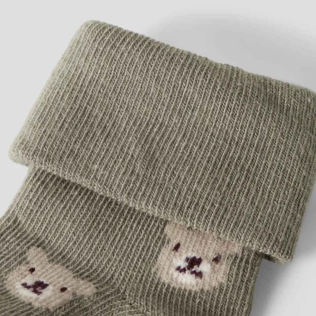 name it - Baby Socken Bär Mermaid grün