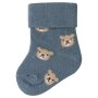 name it - Baby Socken Bär Blue Mirage Blau
