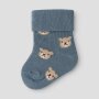 name it - Baby Socken Bär Blue Mirage Blau