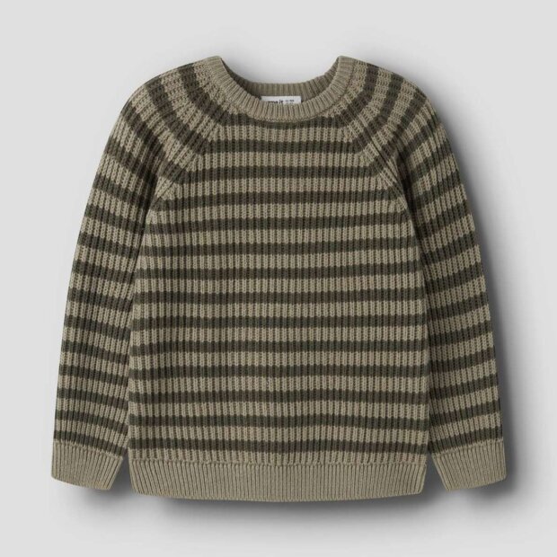 name it Strickpullover Streifen - Mermaid Olive Night