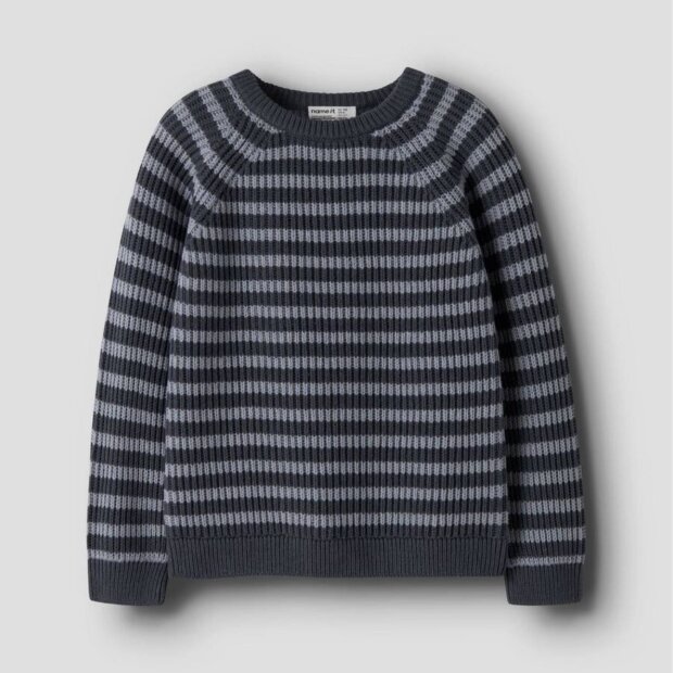 name it Strickpullover Streifen - Mermaid Blue Tradewinds