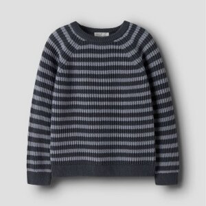 name it Strickpullover Streifen - Mermaid Blue Tradewinds