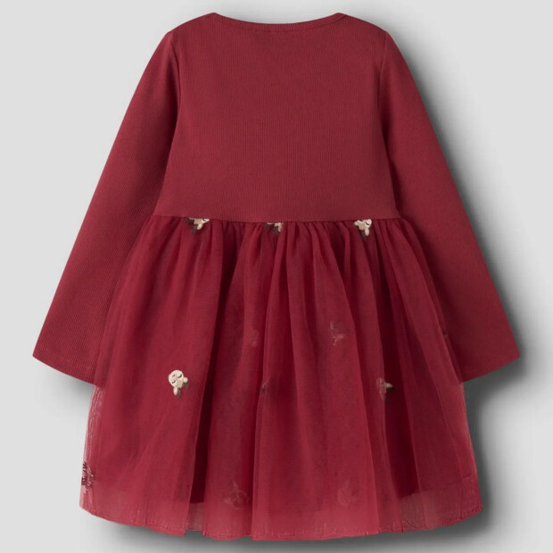 name it Tüllkleid Weihnachten Rentier - Red Dahlia REINDEER