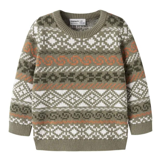 name it Strickpullover - Mermaid grün