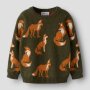 name it Strickpullover Fuchs - Olive Night