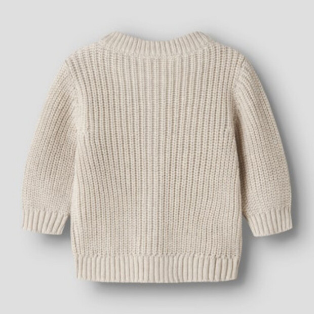name it - Baby Strickjacke Peyote Melange