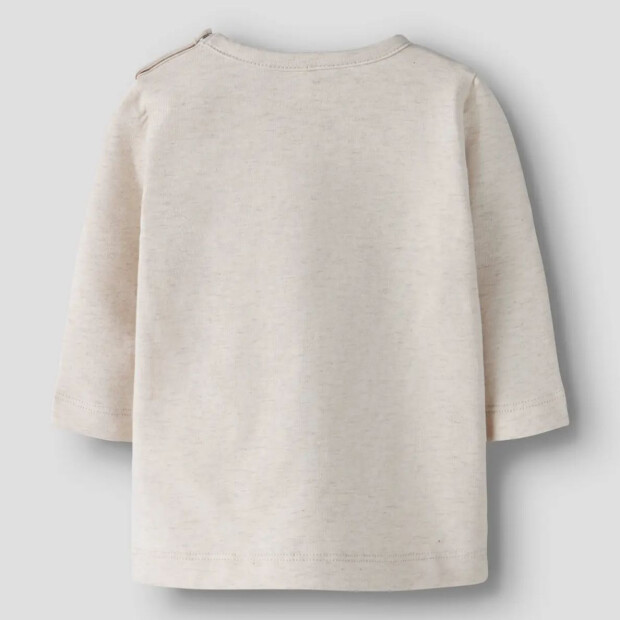 name it Baby Shirt Mäuschen - Peyote Melange