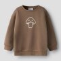 name it angerauter oversize fit Sweatshirt NOOS - Brown Lentil
