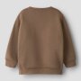 name it angerauter oversize fit Sweatshirt NOOS - Brown Lentil