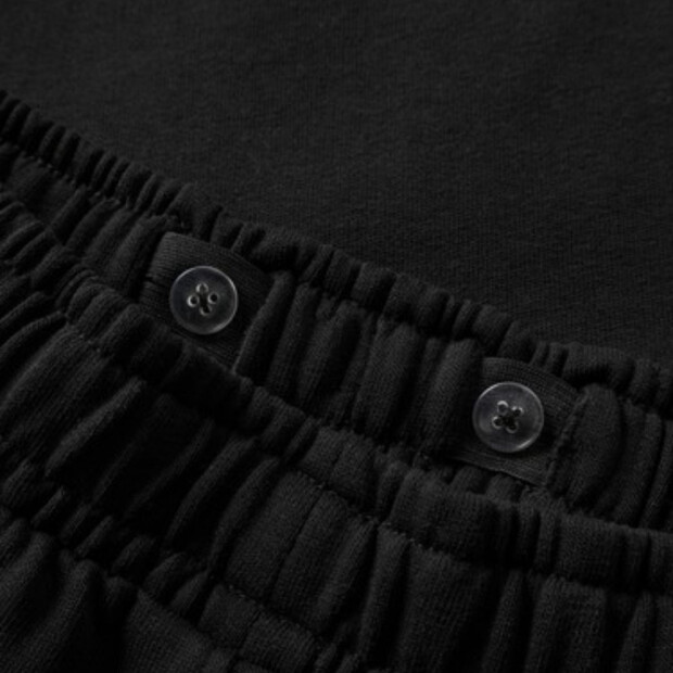 name it angeraute Barrel Sweathose - black