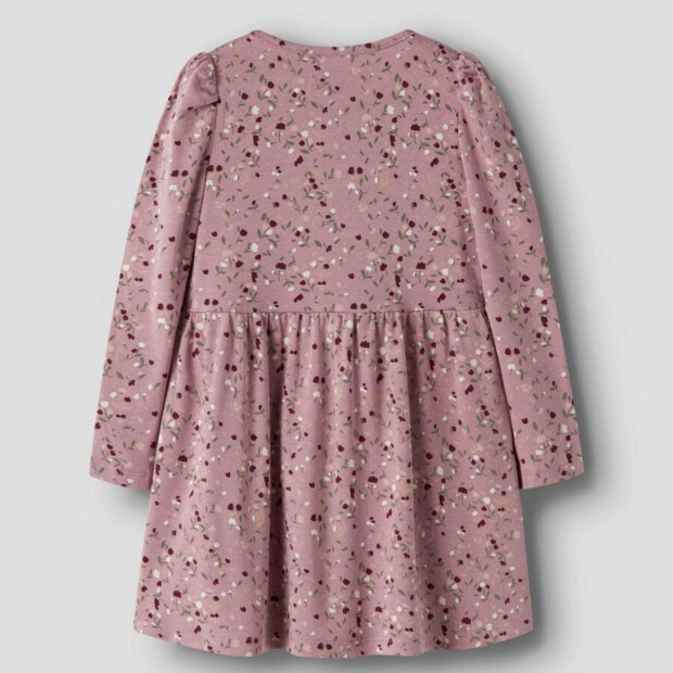 name it Kleidchen Blumenmuster - Lilas Rosa