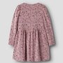 name it Kleidchen Blumenmuster - Lilas Rosa