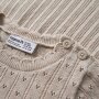 name it Strickkleid - Peyote Melange beige