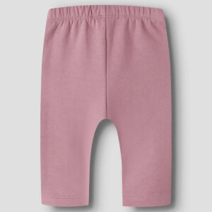 name it angeraute Leggings mit Blumenstickerei - Lilas rosa