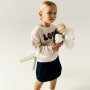 name it angerautes Sweatshirt - Peyote Melange beige