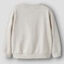 name it angerautes Sweatshirt - Peyote Melange beige